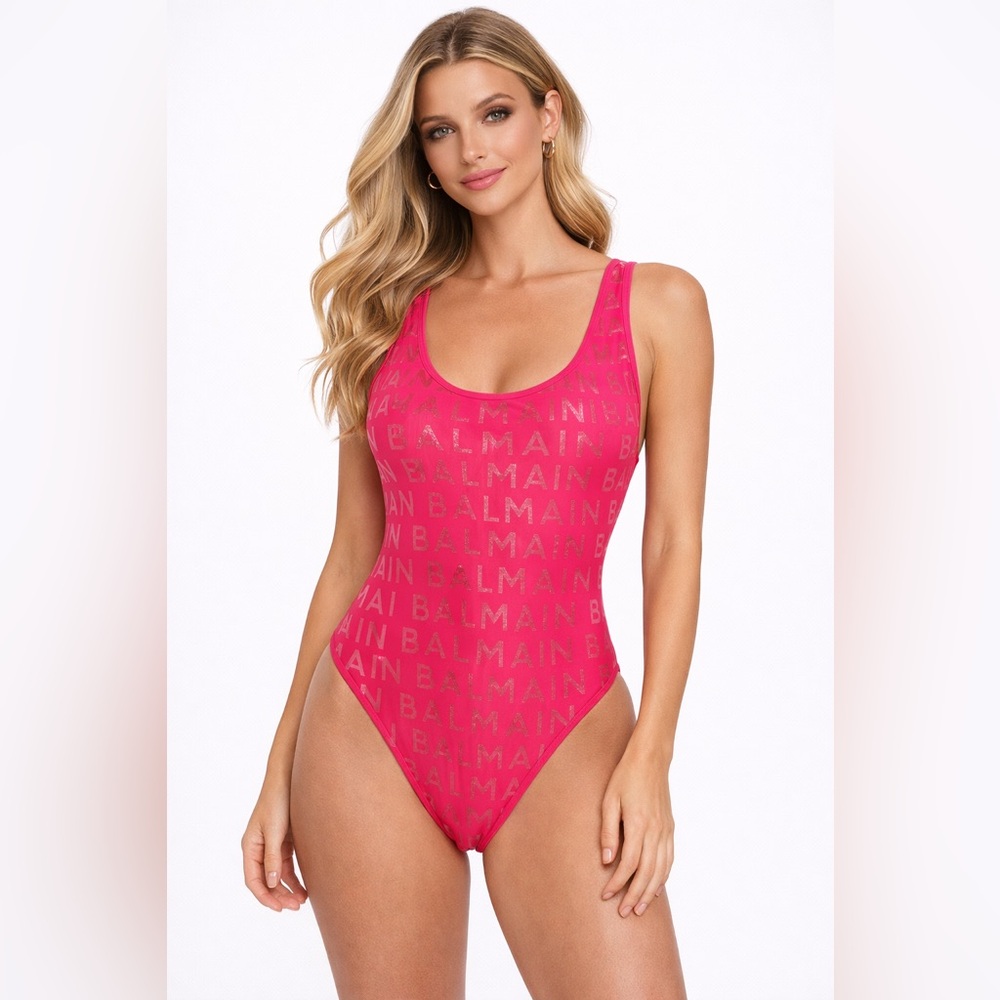 Balmain Fuchsia Women's One-piece Swimsuits  NEW w Tags